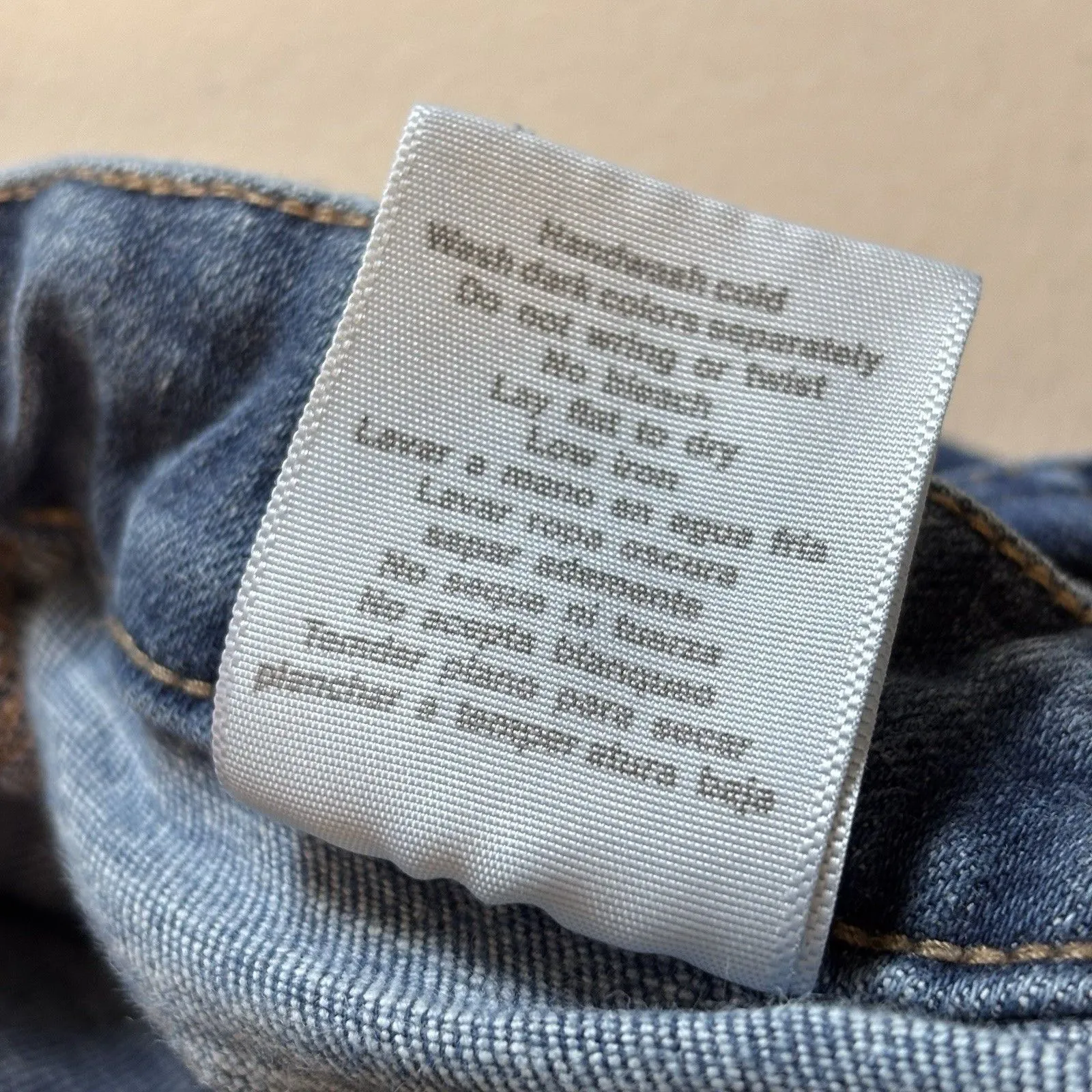 Judy Blue Jeans Skinny Fit Button Fly Taper Leg Darkwash Stretch size 5/27 - Image 11