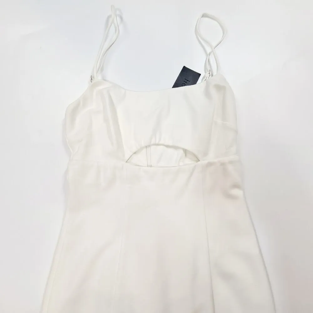 h:ours Enzo Midi Dress in White Small - Image 3