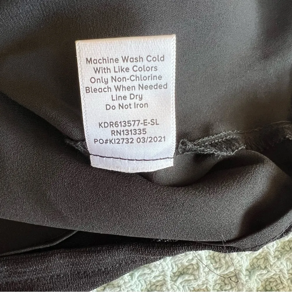 NWT Allison Joy Evereve Georgia Gauze Black Swing Dress XS Extra Small Boho $88 - Image 8