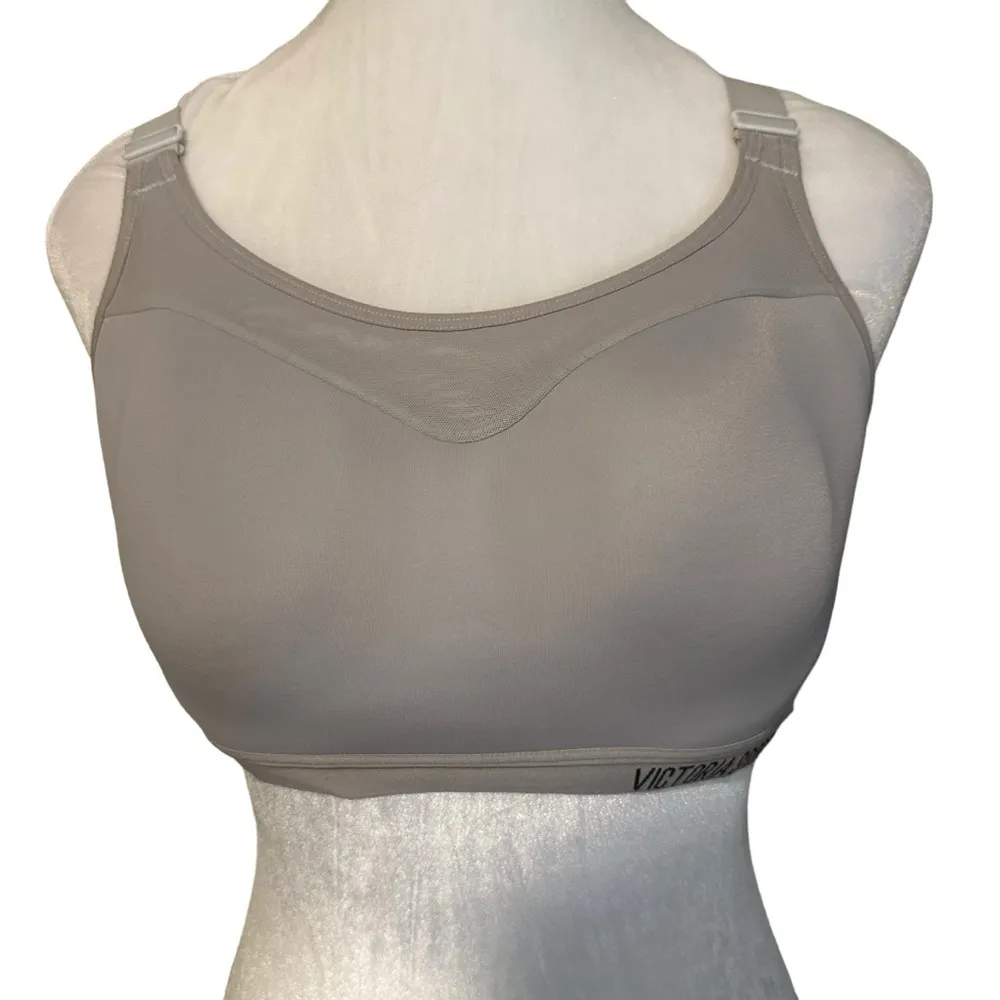 Victoria Sport Lightweight By Victoria’s Secret Gray Adjustable Bra Size 34D/D75 - Image 2