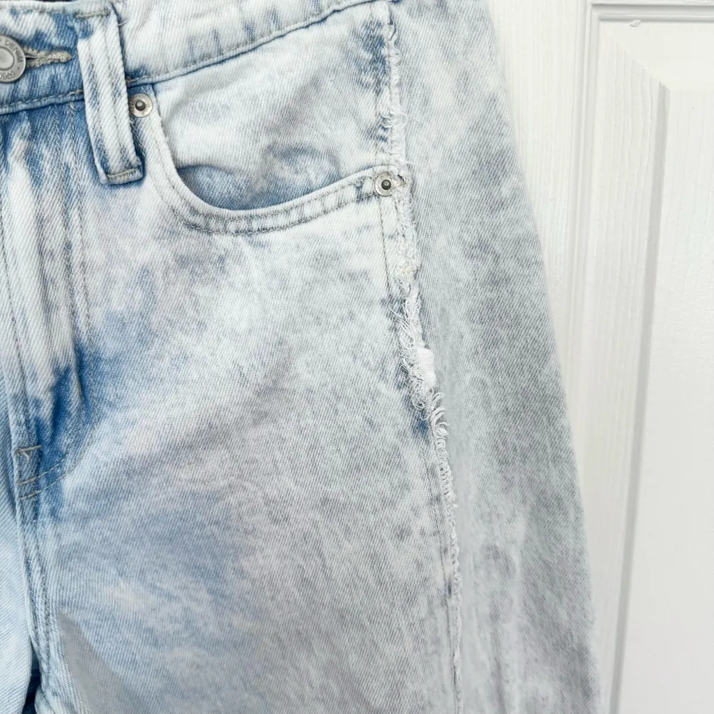 GAP DENIM Light Blue BAGGY Wide-Leg Women Jeans Sz 6 - Image 2