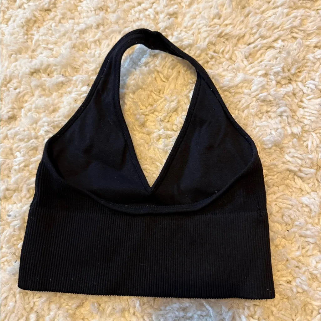 Gilly Hicks Black Halter Top - Image 2