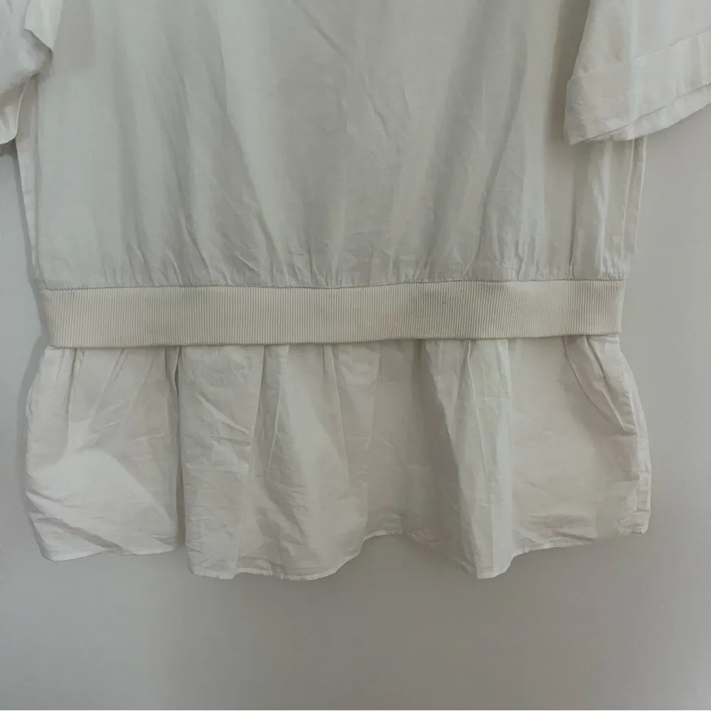 Free People Pullover Drop Waist Cotton Mini tunic shirt dress Size XS NEW - Image 2