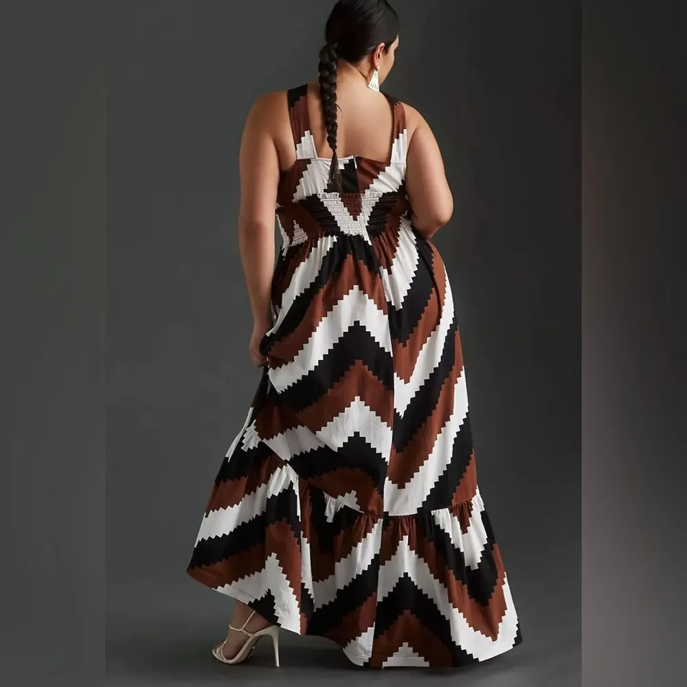 Anthropologie Plenty by Tracy Reese Printed Halter Maxi Dress Size M. B17 - Image 7