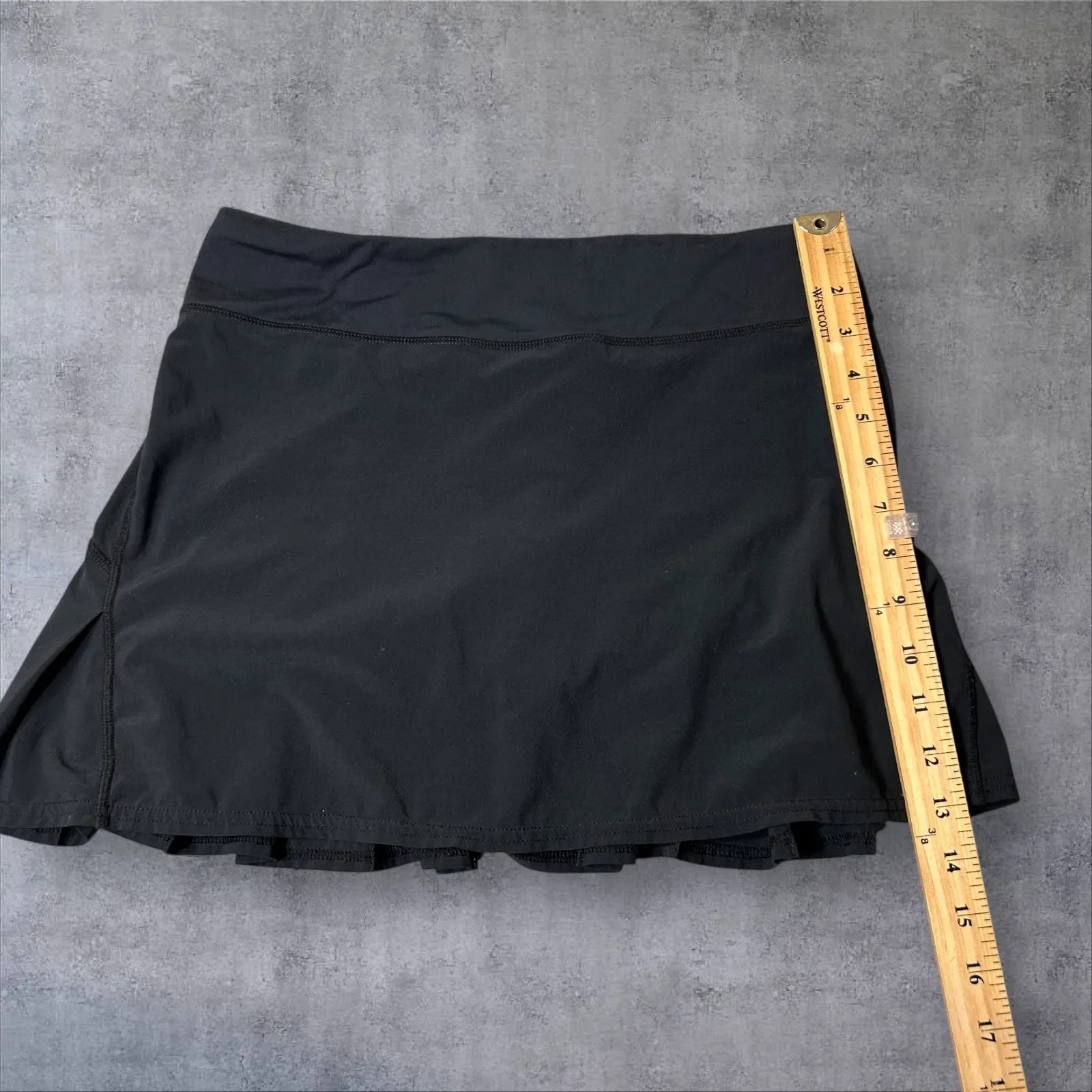 Lululemon Black Tennis Skirt with Built-in Shorts Size 4 Skort Tennis Golf - Image 9
