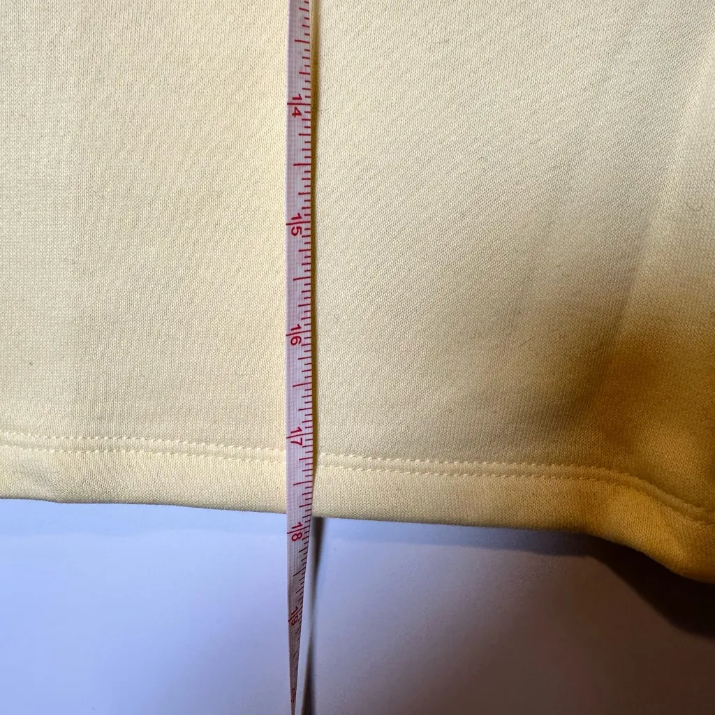 Zara Light Yellow V-Neck Sweater Vest - Image 8