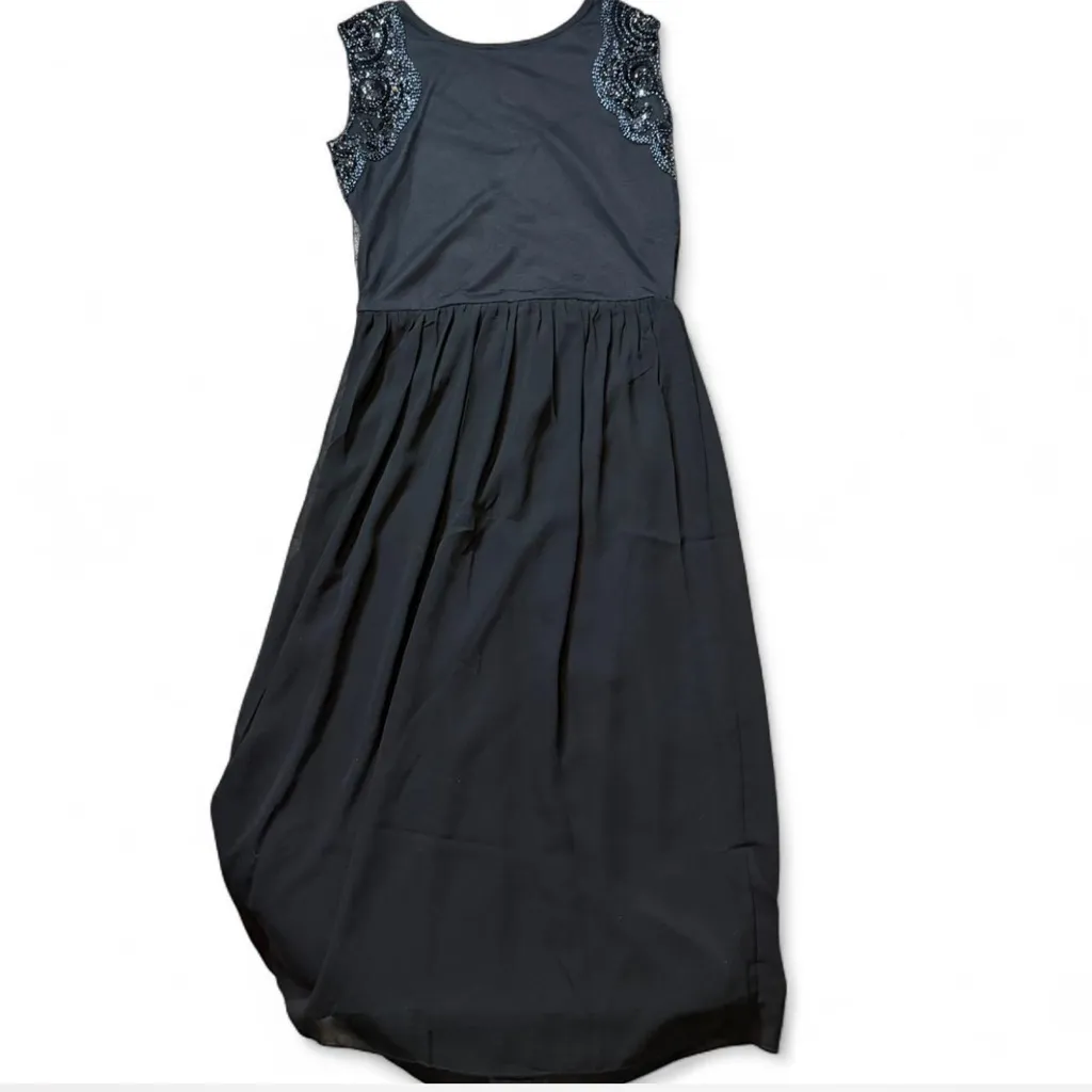 Beaded‎ Sleeveless Midi Dress - Image 4