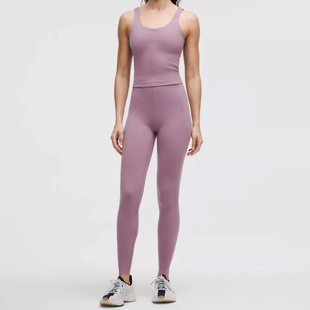 NWT Lululemon Align / Glow Up HR Tight 28” (Lavender / Mauve) - Image 4