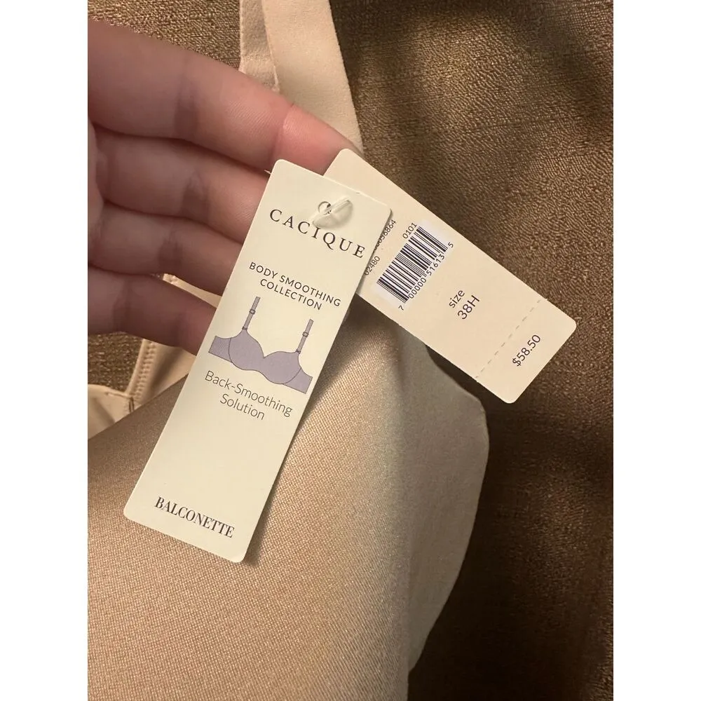 NWT Cacique Body Smoothing Collection Back Smoothing Solution Balconette Bra 38H - Image 2