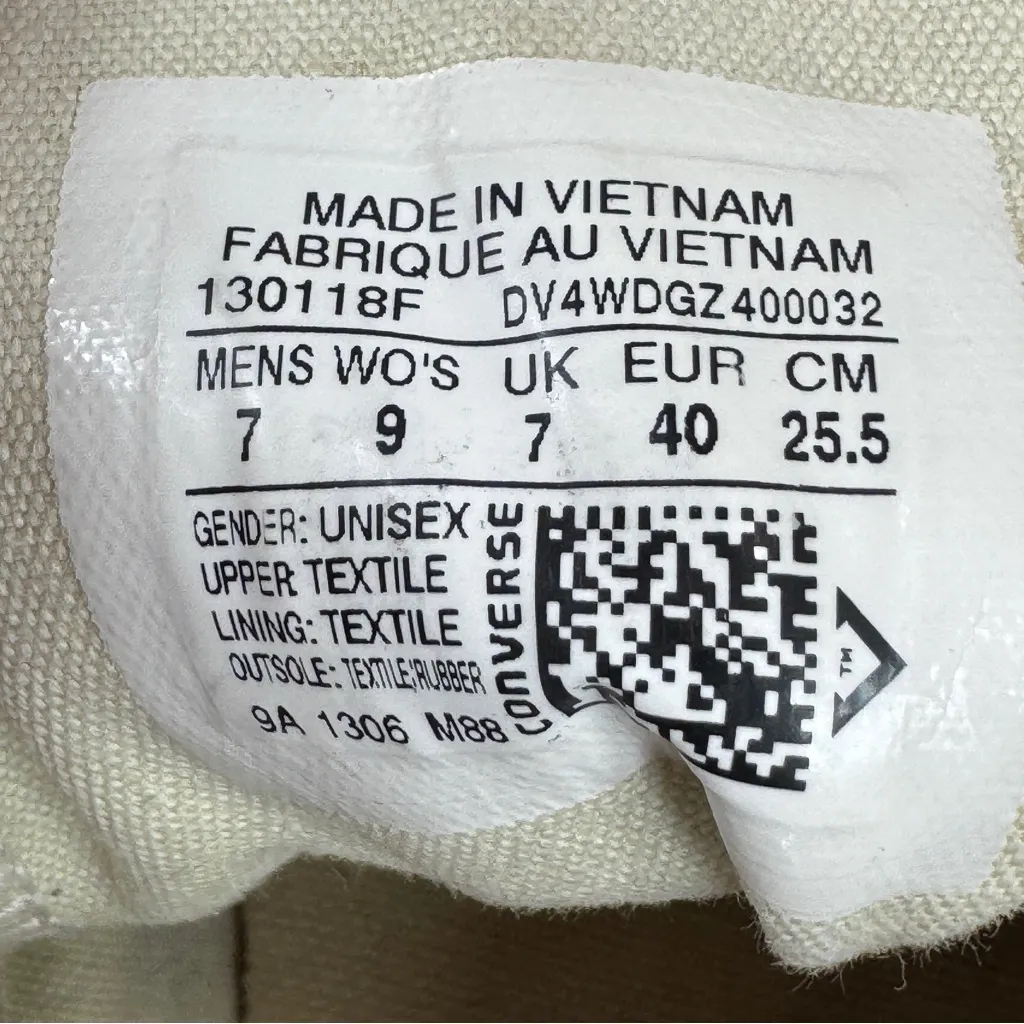 Converse Chuck Taylor All Stars Low Top Ace Up Sneakers Aqua Teal 7 Men 9 Women - Image 10