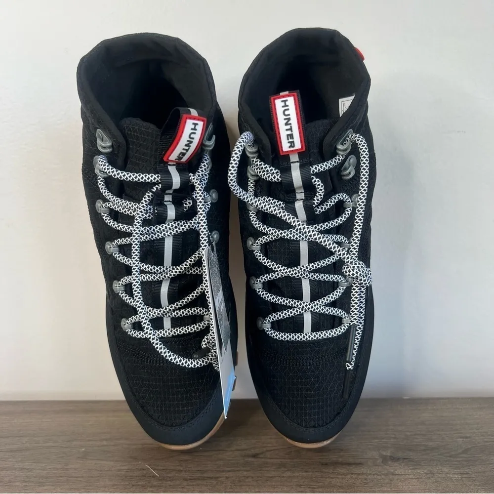 HUNTER Women's Black Travel Explorer Boot Size 10 #B1329 - Image 9