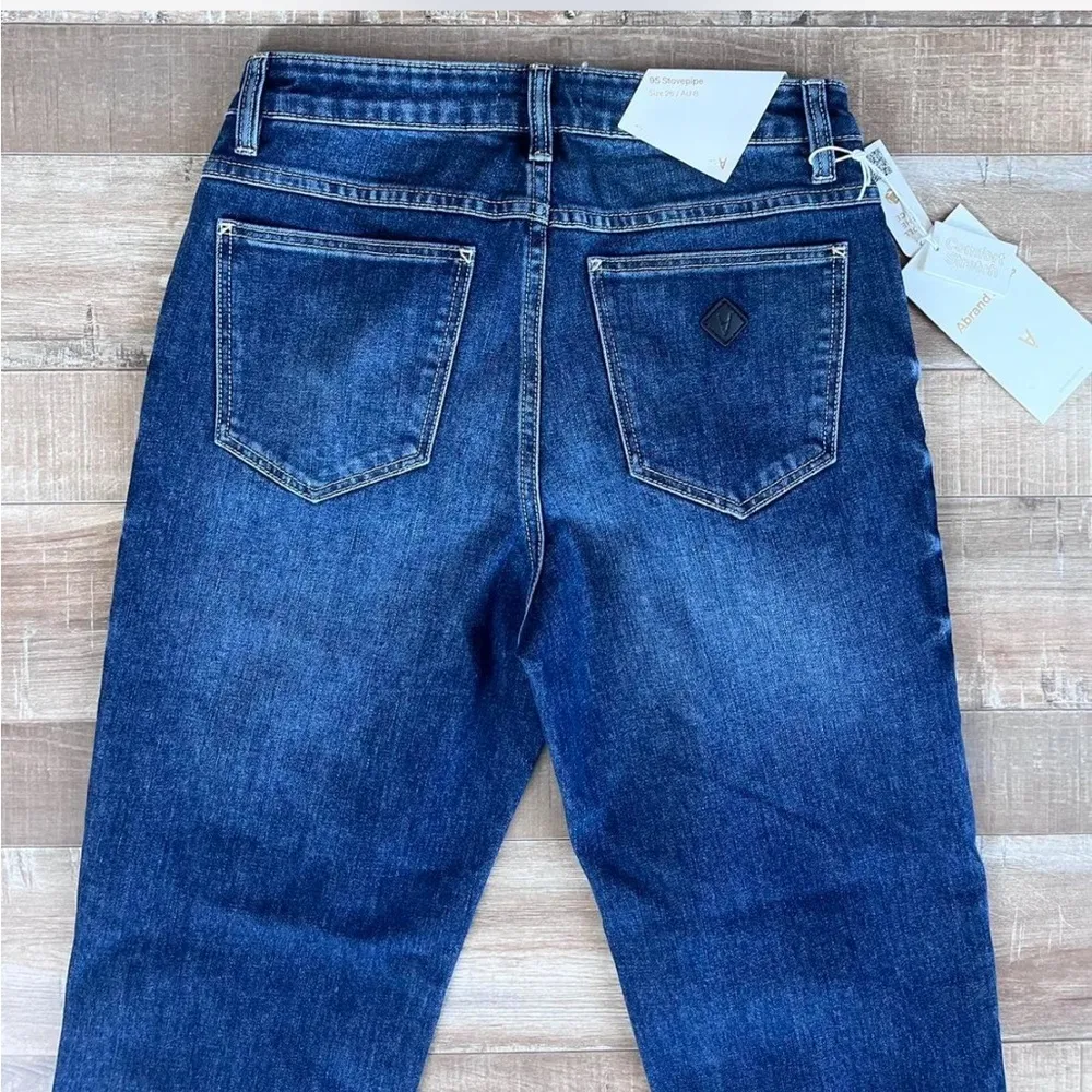 Abrand jeans 95 mid rise stovepipe size 26 Blue - Image 6