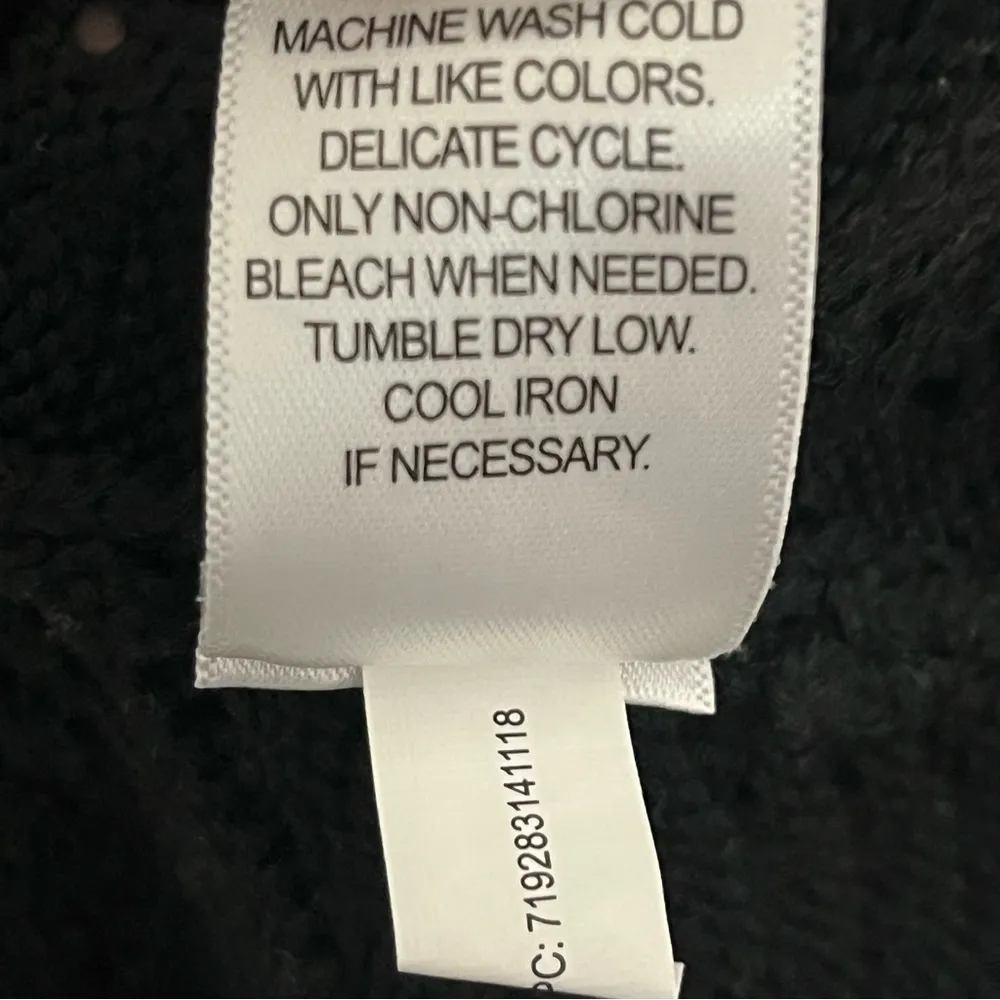 Women’s Ophelia‎ Roe Open Knit Sleeveless Dress Cover Up Size Medium Black - Image 6