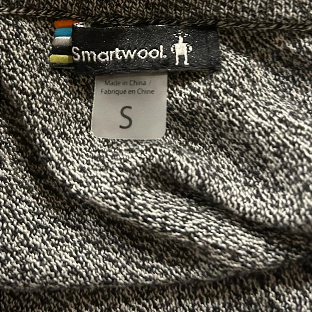 Black Gray Edgewood Poncho Oversized Sweater Size Small - Image 9