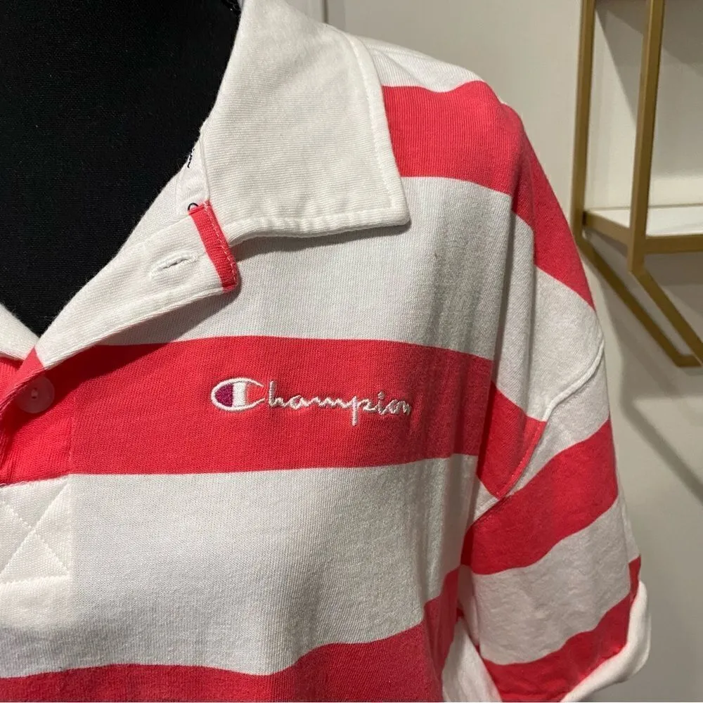 Champion Striped Polo Size 2XL - Image 3