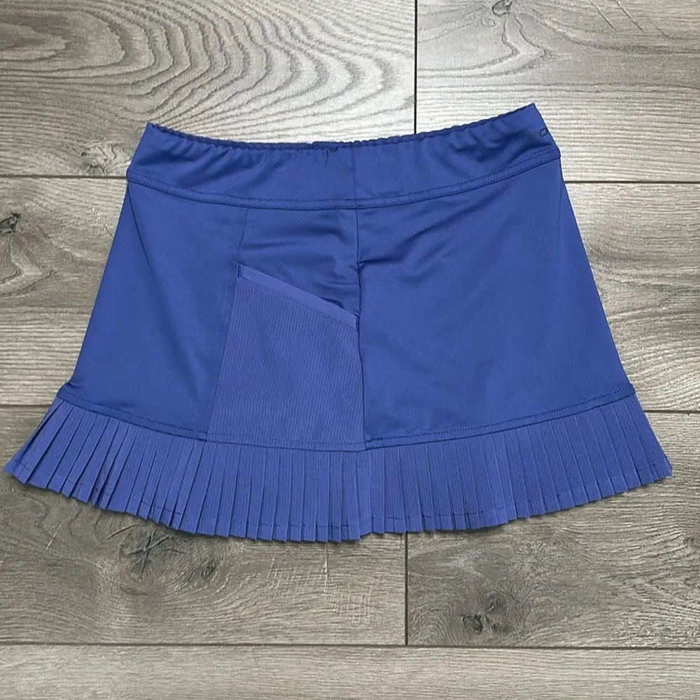 Inphorm Classic Pleated Pocket Blue Tennis Skirt‎ Skort Size Small - Image 6