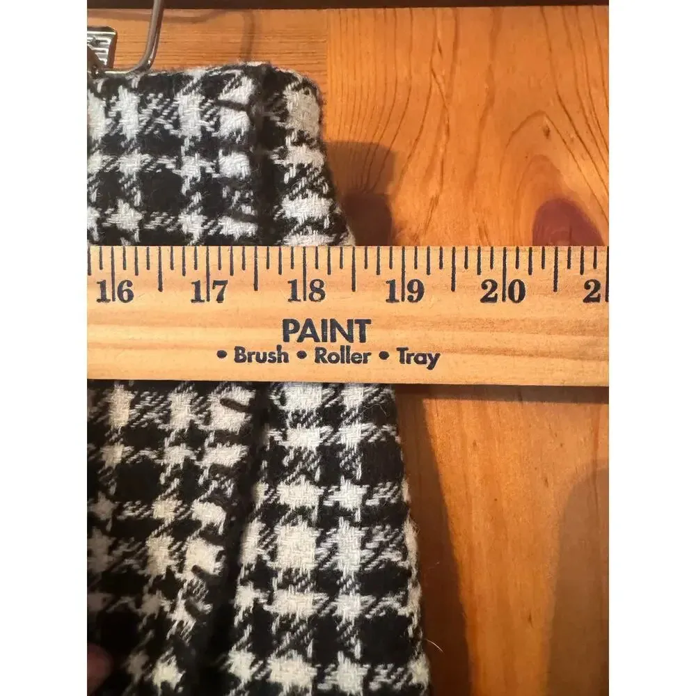 Eddie Bauer wool blend plaid faux wrap lined skirt 14 careerwear fall classic - Image 5