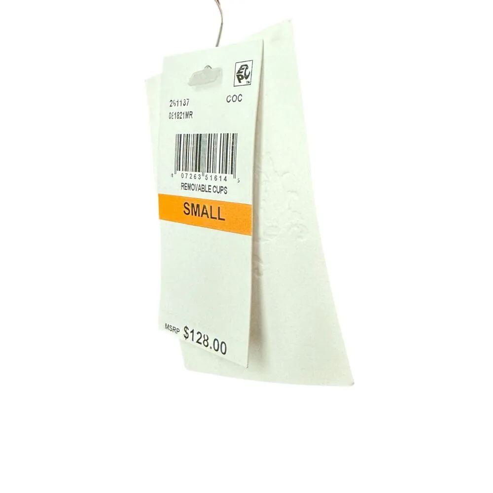 Becca Delilah Brown Plunge Neck Crochet One Piece Swimsuit Size Small - Image 10