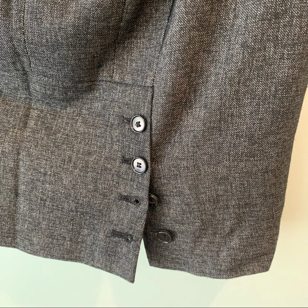 AMAZING Ann Taylor Petite Wool Blend Career Skirt Suit Set 8P Blazer - Image 8