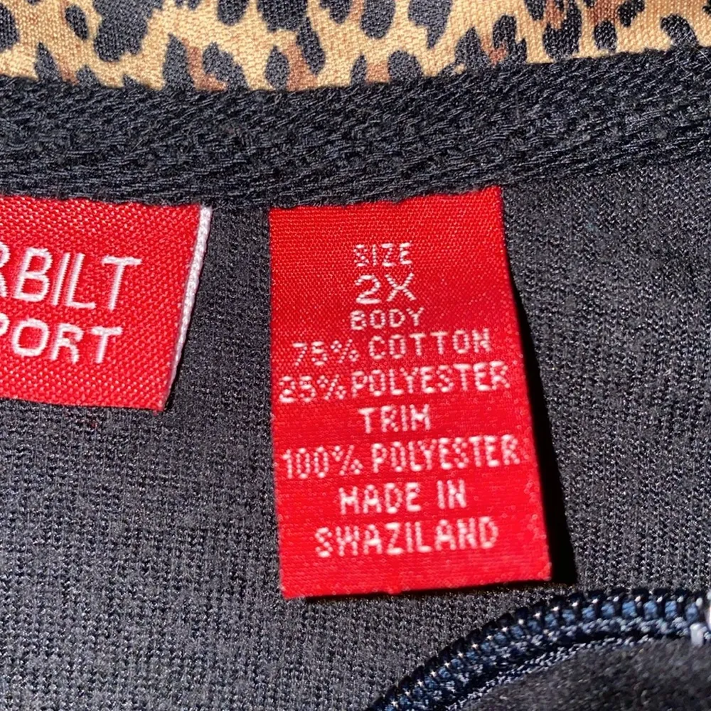 GLORIA VANDERBILT SPORT velour zip up drawstring hoodie long sleeve NEW size 2X - Image 7