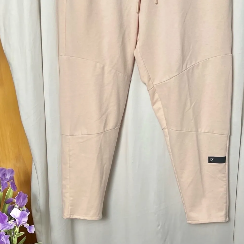 Gymshark Blush Pink Joggers Size Medium - Image 3