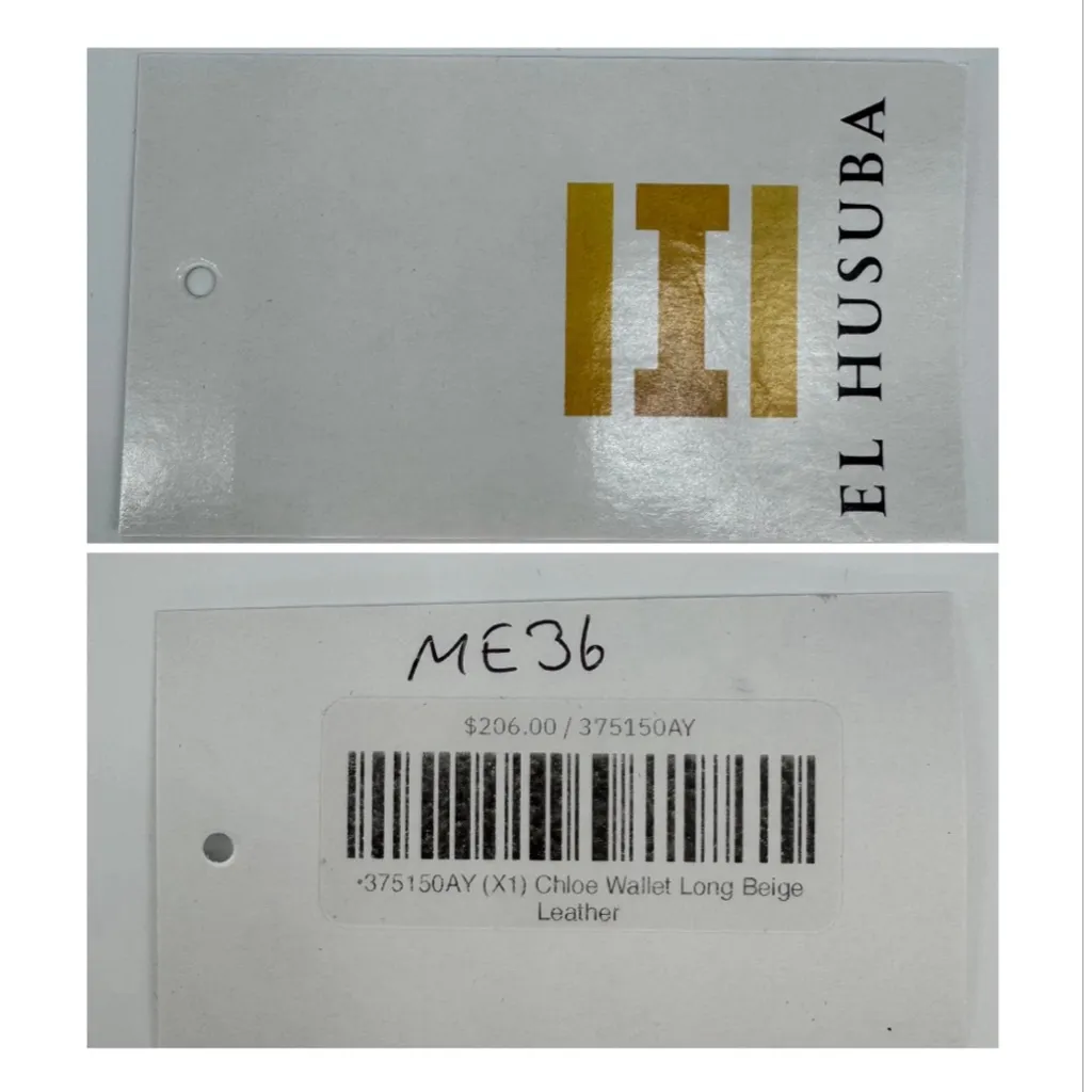 Chloe Long Beige Leather Wallet One Size - Image 8
