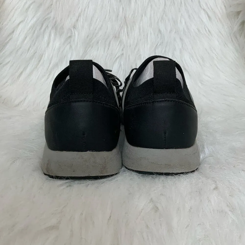 Traq by Alegria Qool Water Resistant Knit Black Sneaker Women Size 39 | 9 - Image 5