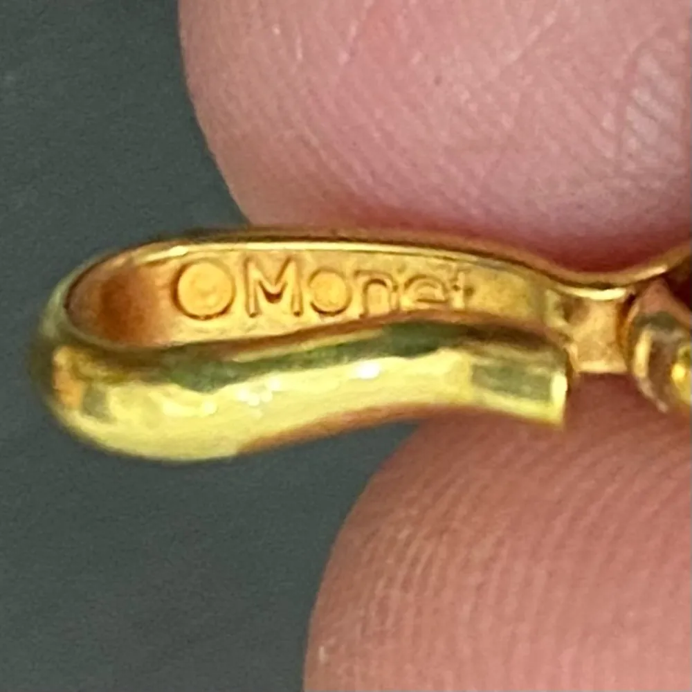 Vintage MONET Signed Gold Plated Braided Multi Chain Snake Chain Necklace 37.9g - Image 11