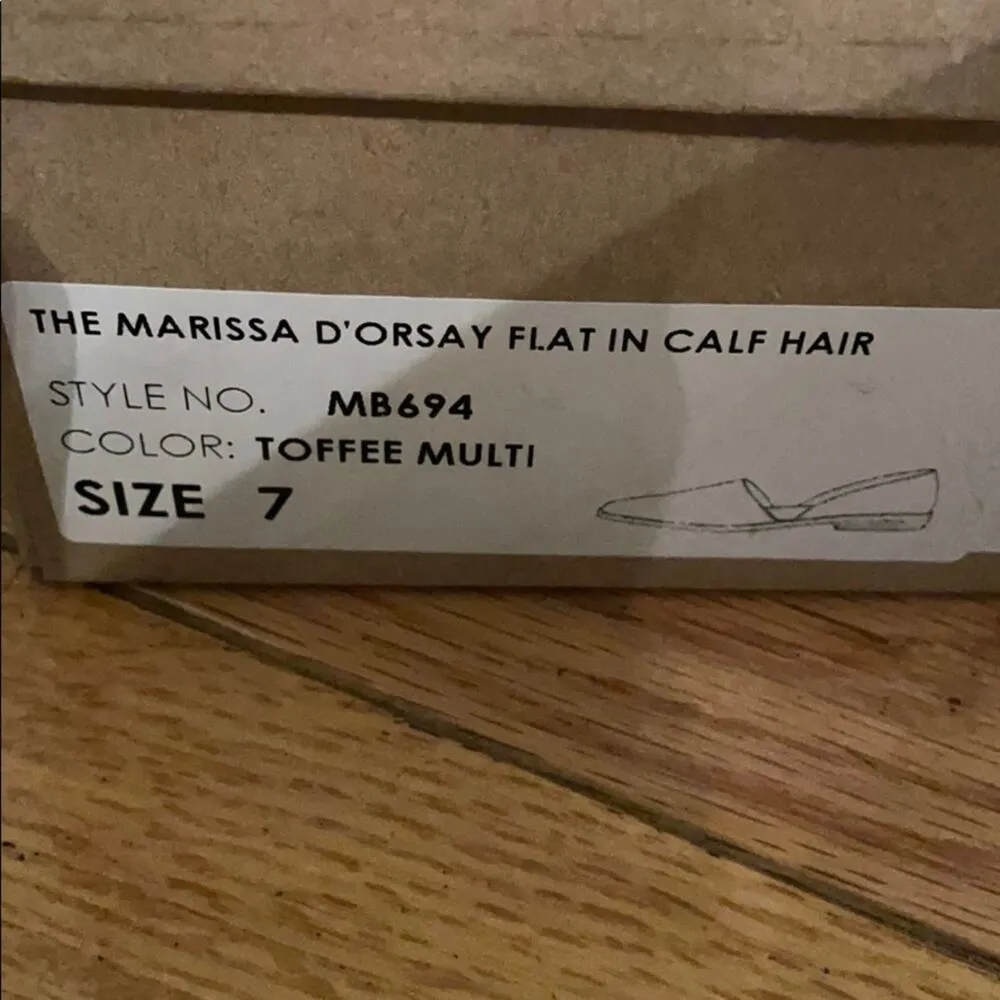 Madewell Marissa D’orsay fur flats calf hair 7 - Image 10