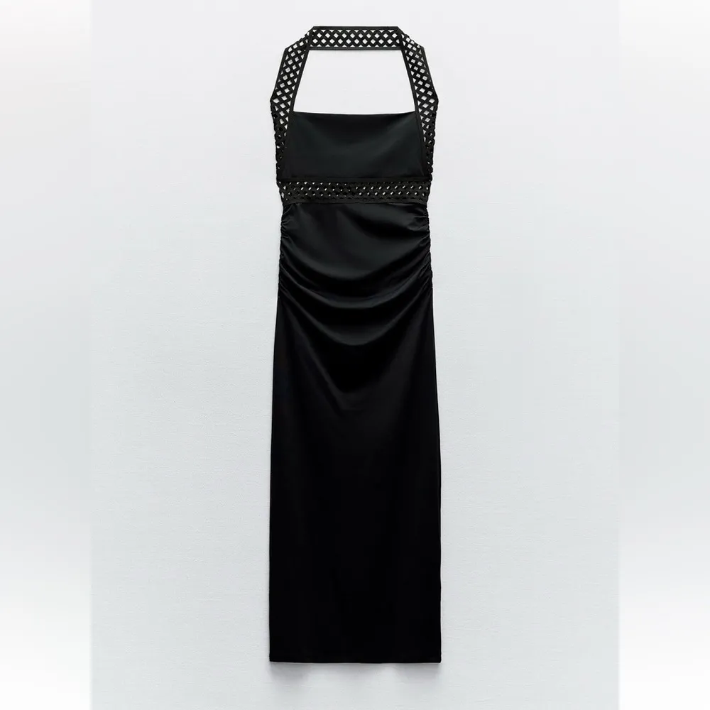 NWT ZARA POLYAMIDE MIDI DRESS - Image 4