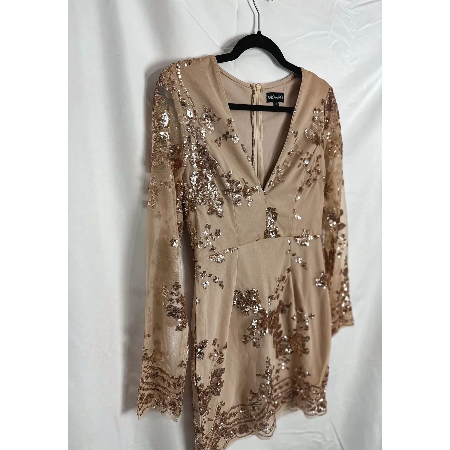 Showpo Cocktail Dress Gold Size 12 - Image 14