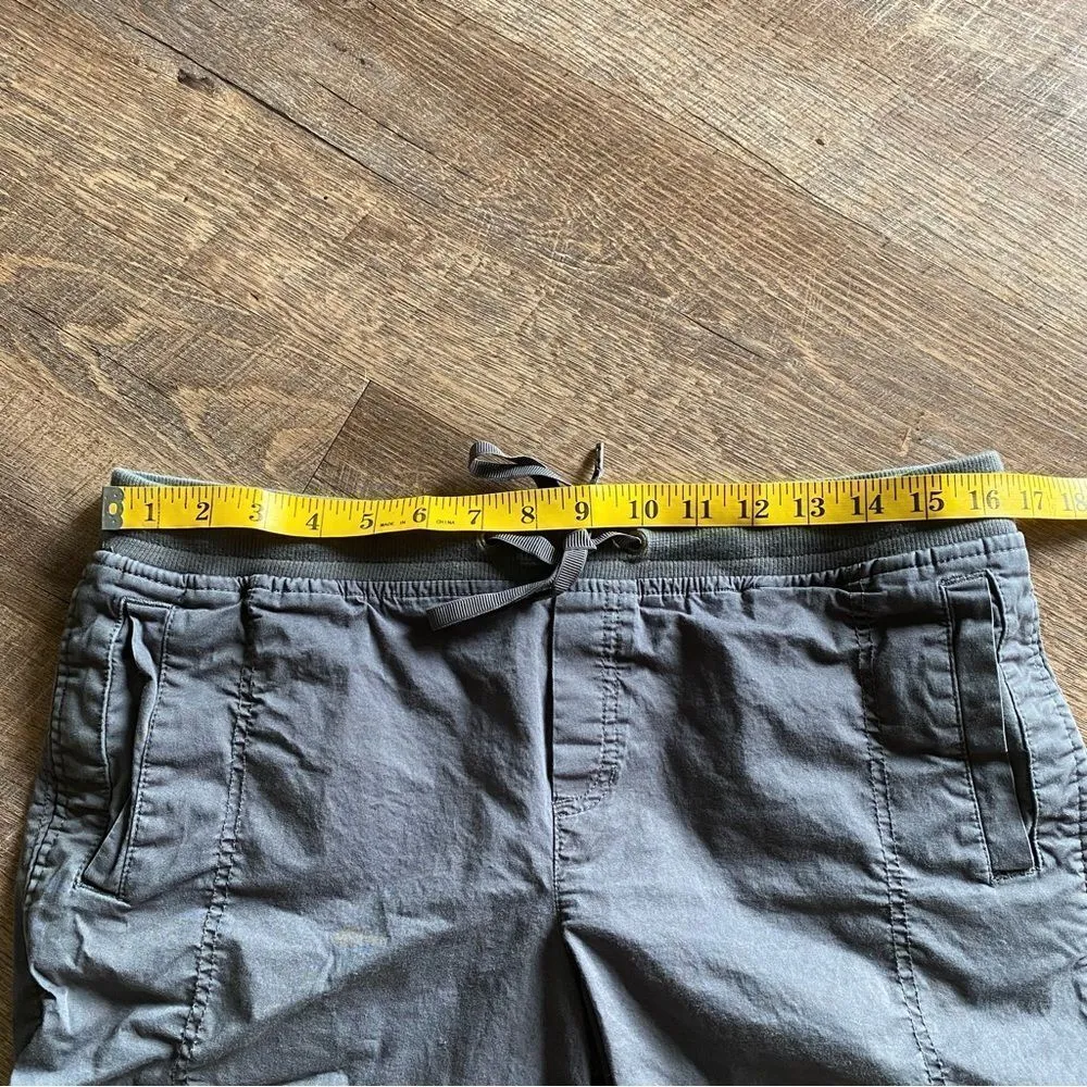 Eddie Bauer Shorts Pull On Grey 12 Cotton Athleisure - Image 12