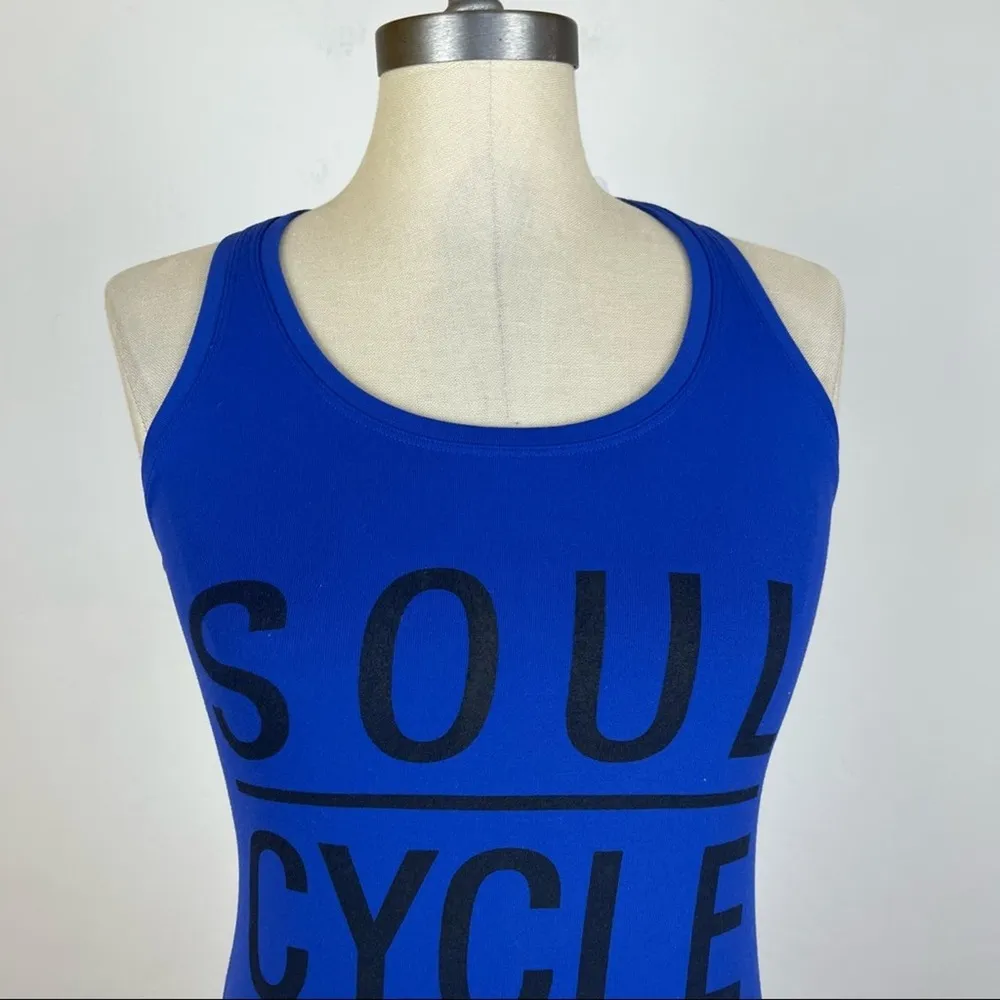 Lululemon x Soulcycle Blue Cool Racerback Tank - Image 3