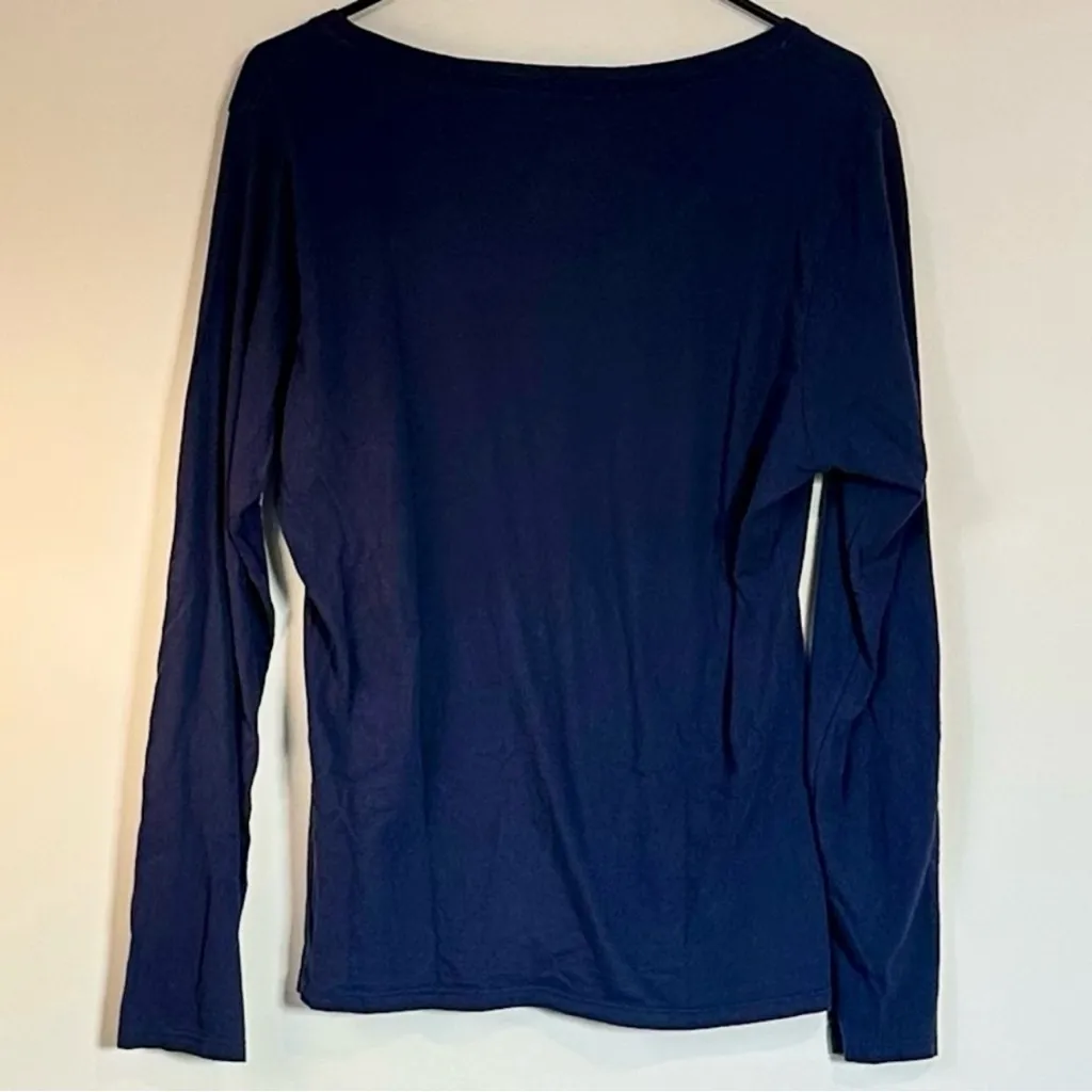 Fanatics NFL Chicago Bears Reppin' the North Navy and Orange Long Sleeve Tee - L - Image 4