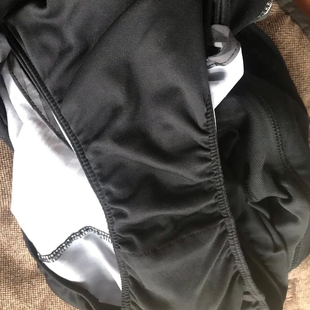 Nike Running Black Gray Shorts with Liner and Back Zipped Pocket Women’s Size M - Image 5