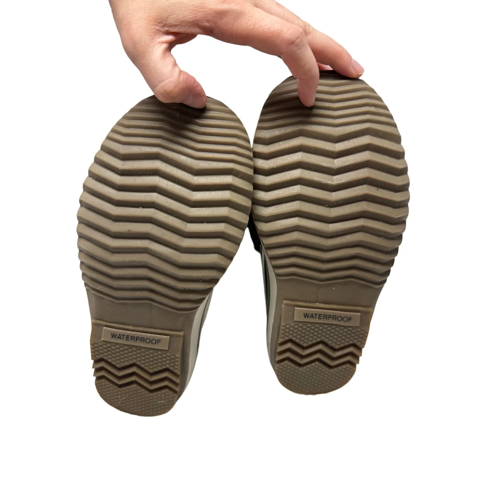 Sorel Joan of Arctic Winter Boots Grey Faux Fur Waterproof Snow Boots Size 7 - Image 6