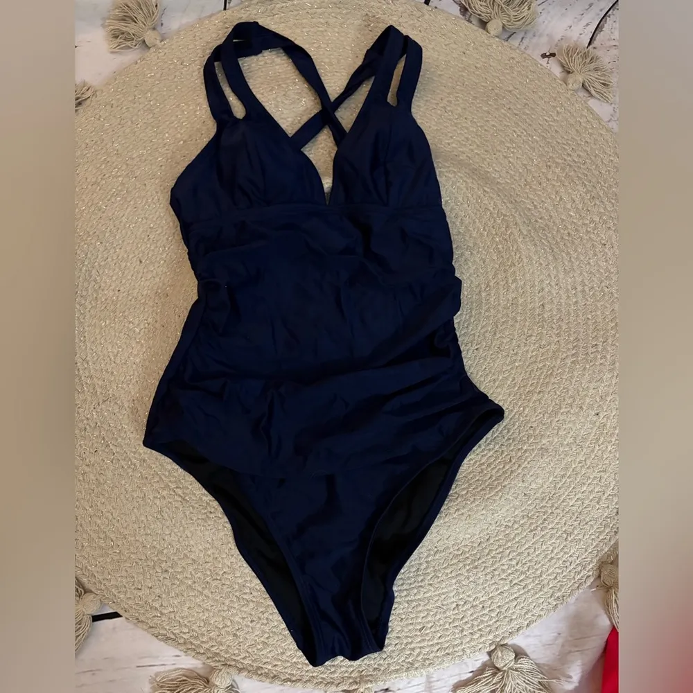 Target swim small navy one piece Blue - Image 2