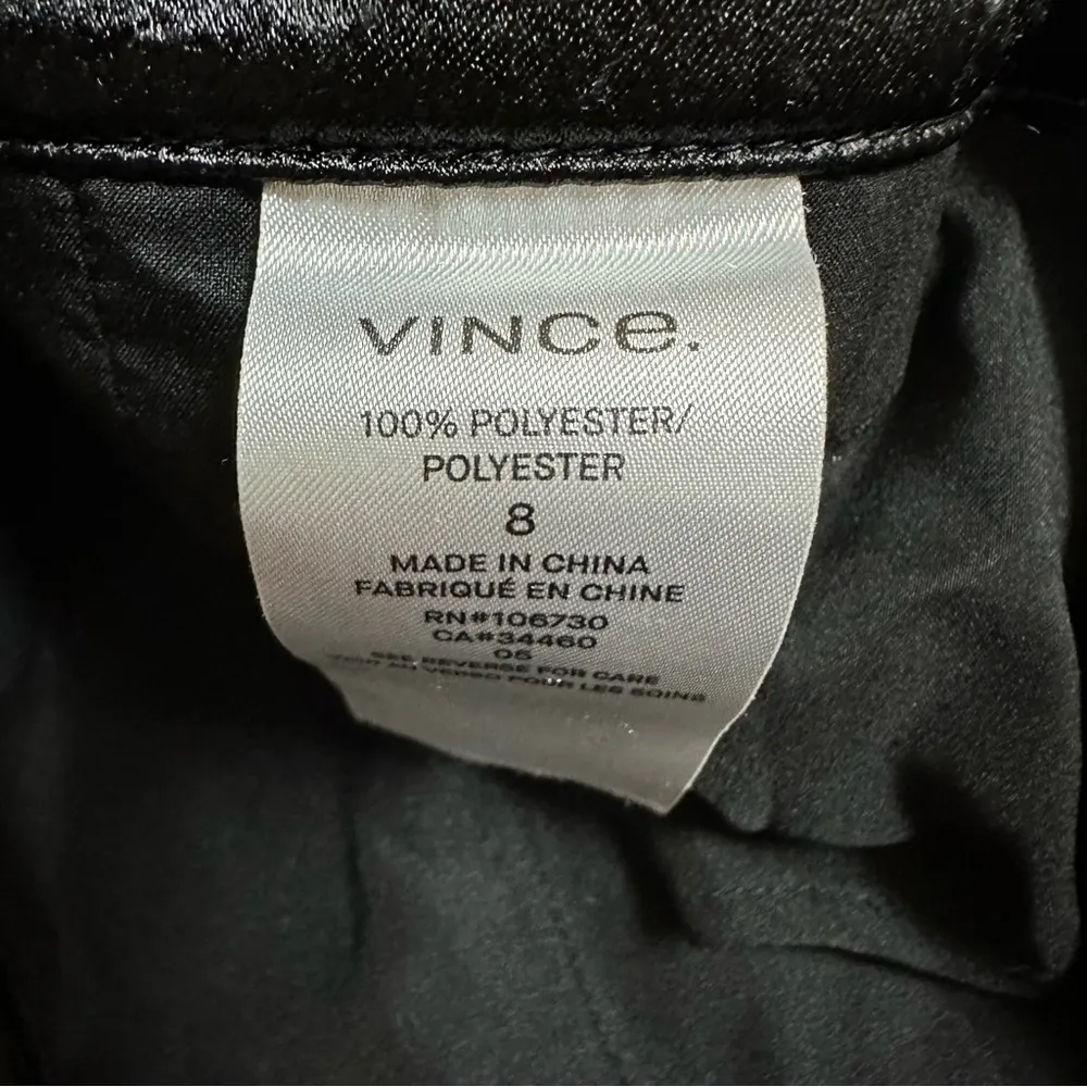 Vince Wide Leg Satin Pants - Image 3