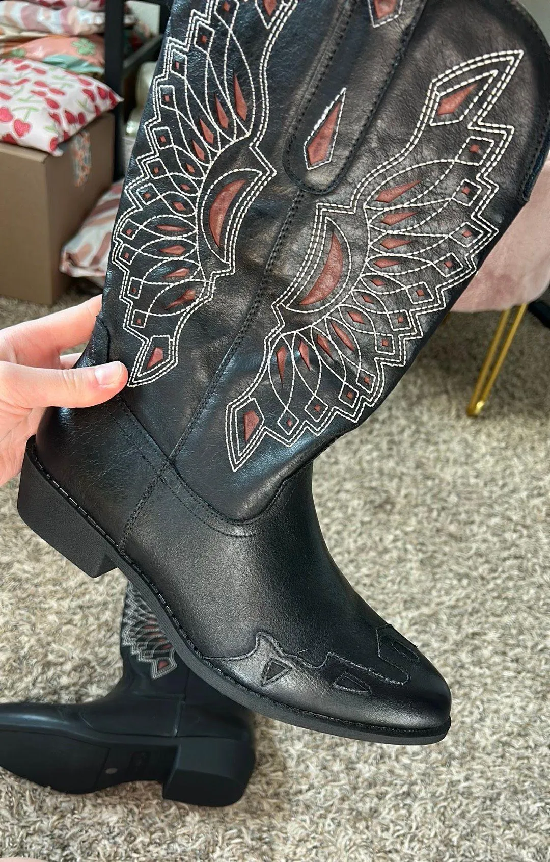 Coconuts Cowgirl Boots Size 8.5 - Image 5