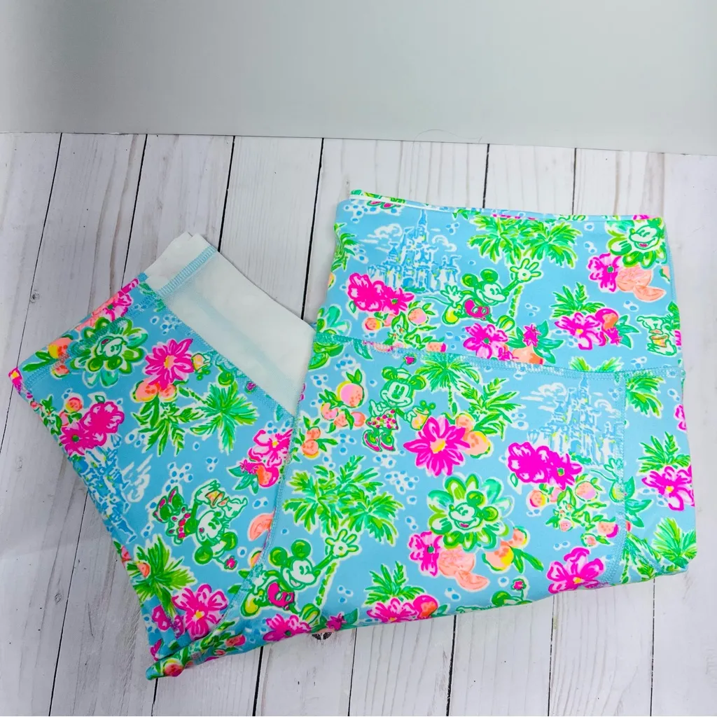 Lilly Pulitzer x Disney NWT Weekender Midi Leggings Lilly loves Disney Size XXL - Image 8