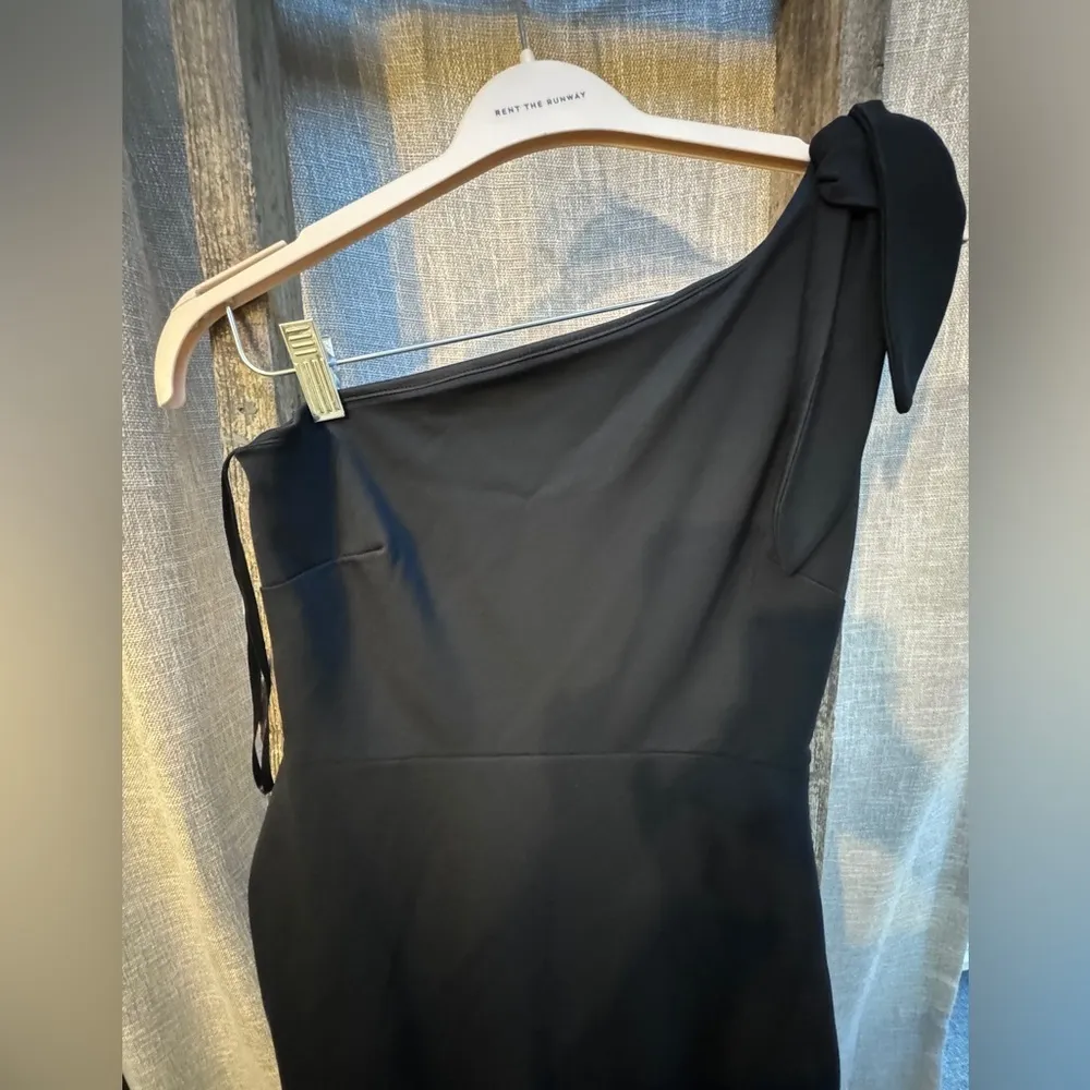 Banana Republic One Shoulder Ponte Fit and Flare Dress Black NWT size 6 - Image 7