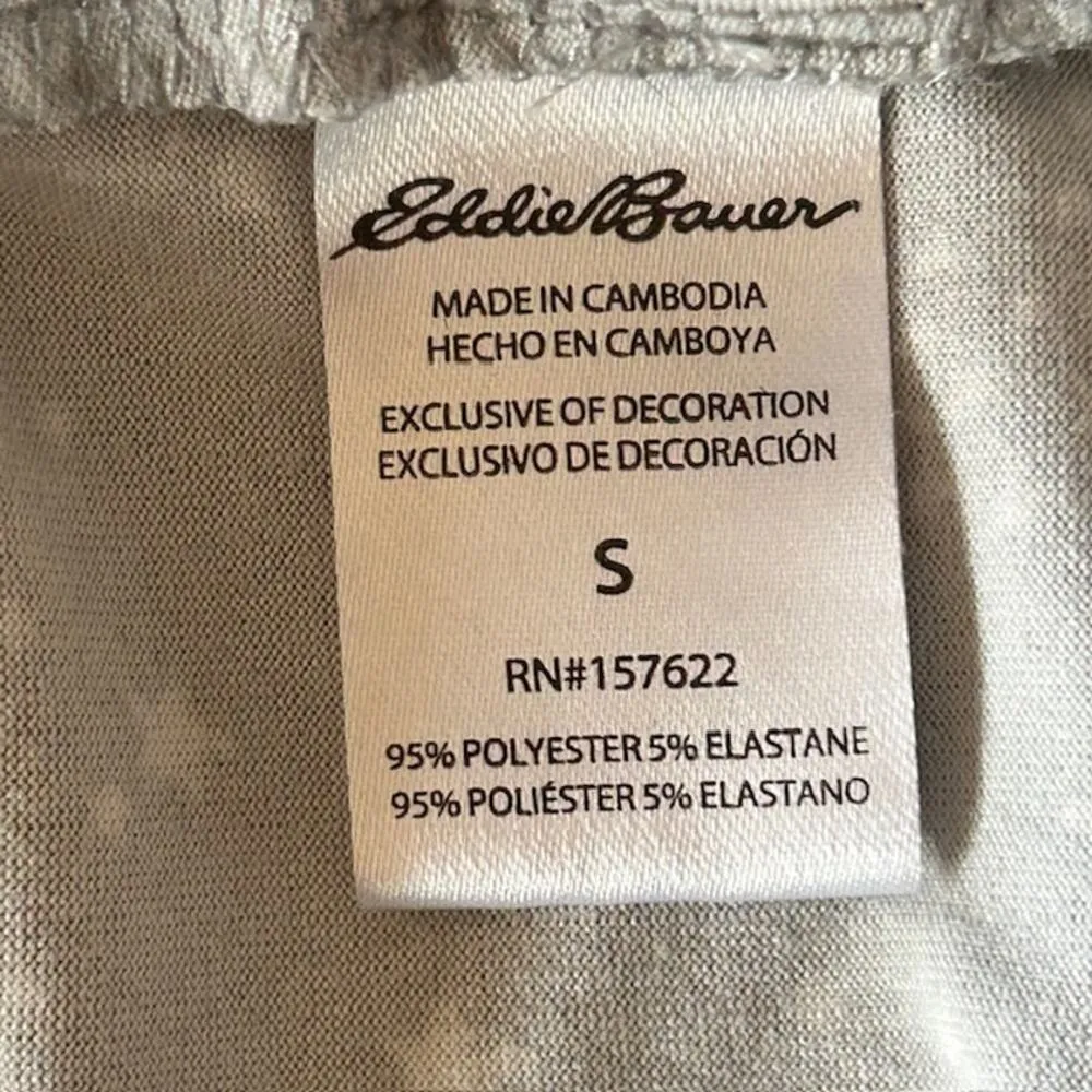 Eddie Bauer Gray & White Star Print Tank and Pajama Pants Set, size Small - Image 8