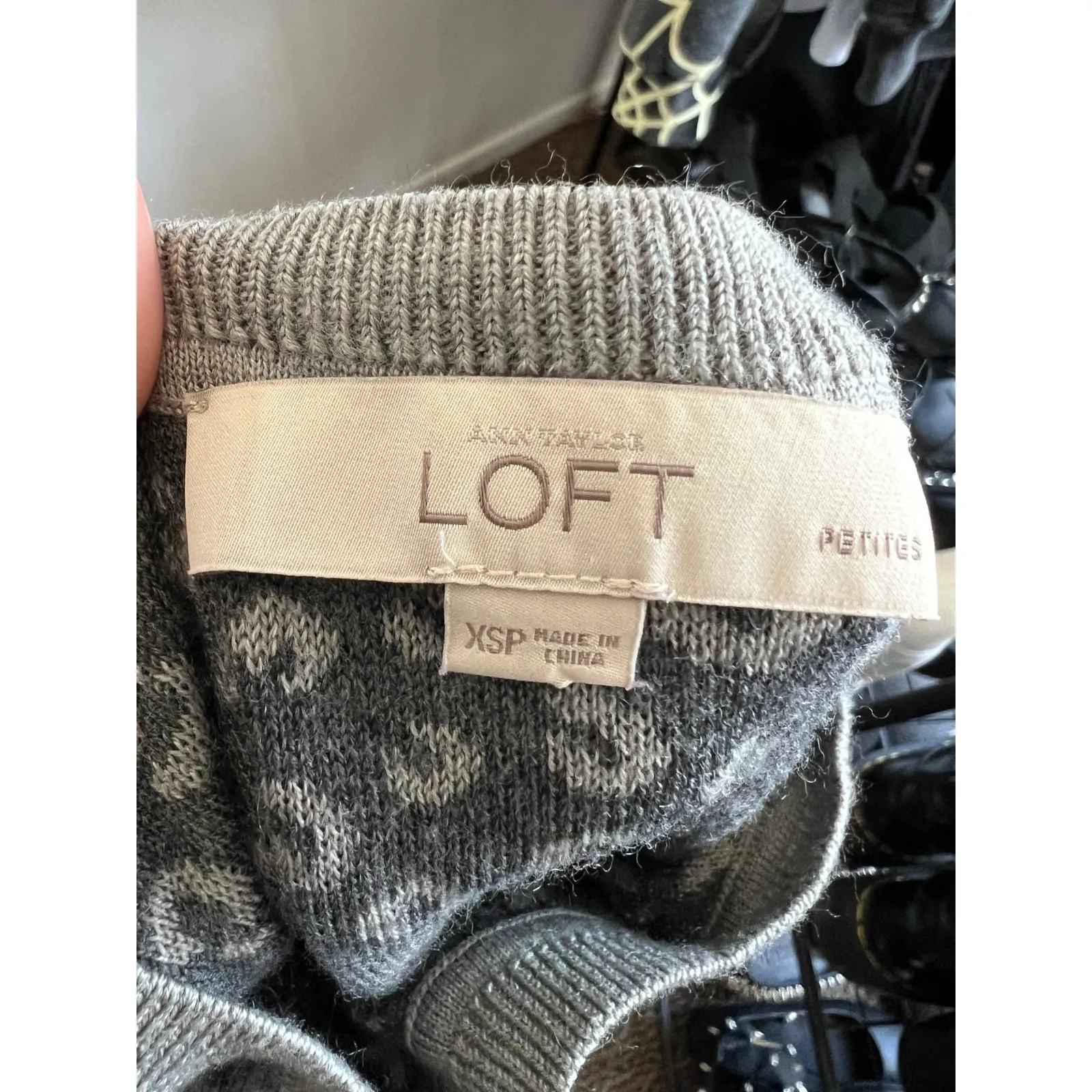 Leopard‎ Sweater, Grunge, 2000s, Trendy, XS - Image 3