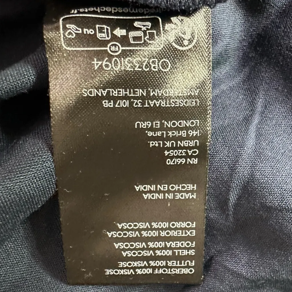 Anthropologie The Somerset Strapless Maxi Dress Blue Patte Floral Size Large NWT - Image 16