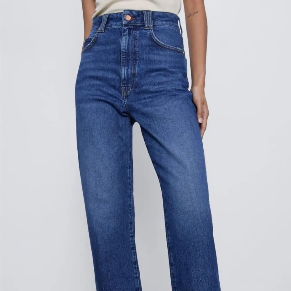HIGH RISE VINTAGE SLIM JEANS Mid-Blue - Image 2