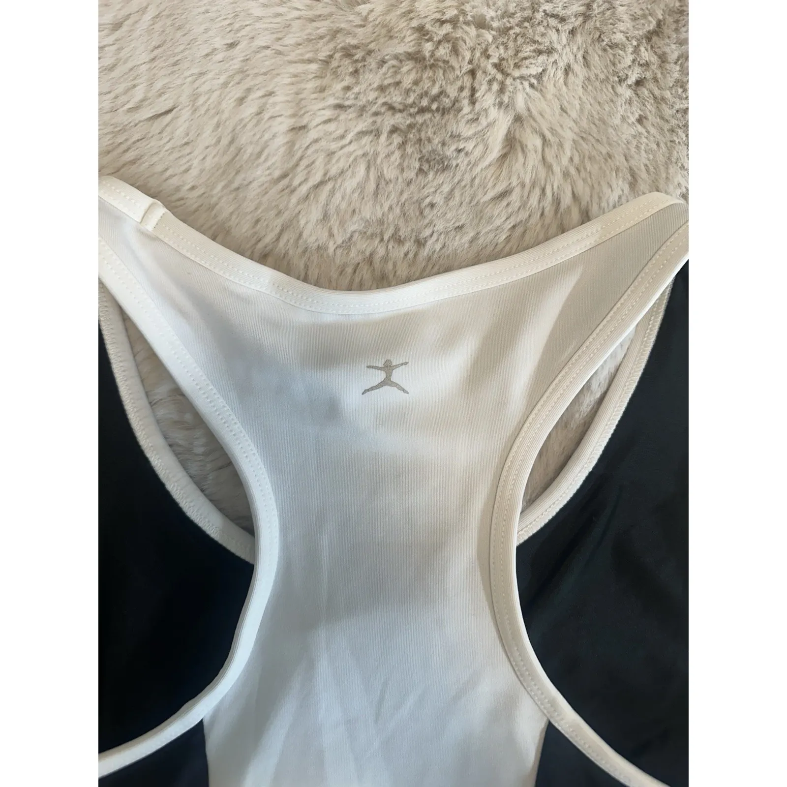 Danskin Women's‎ S Black /WhiteTank Cami Activewear Workout - Image 7