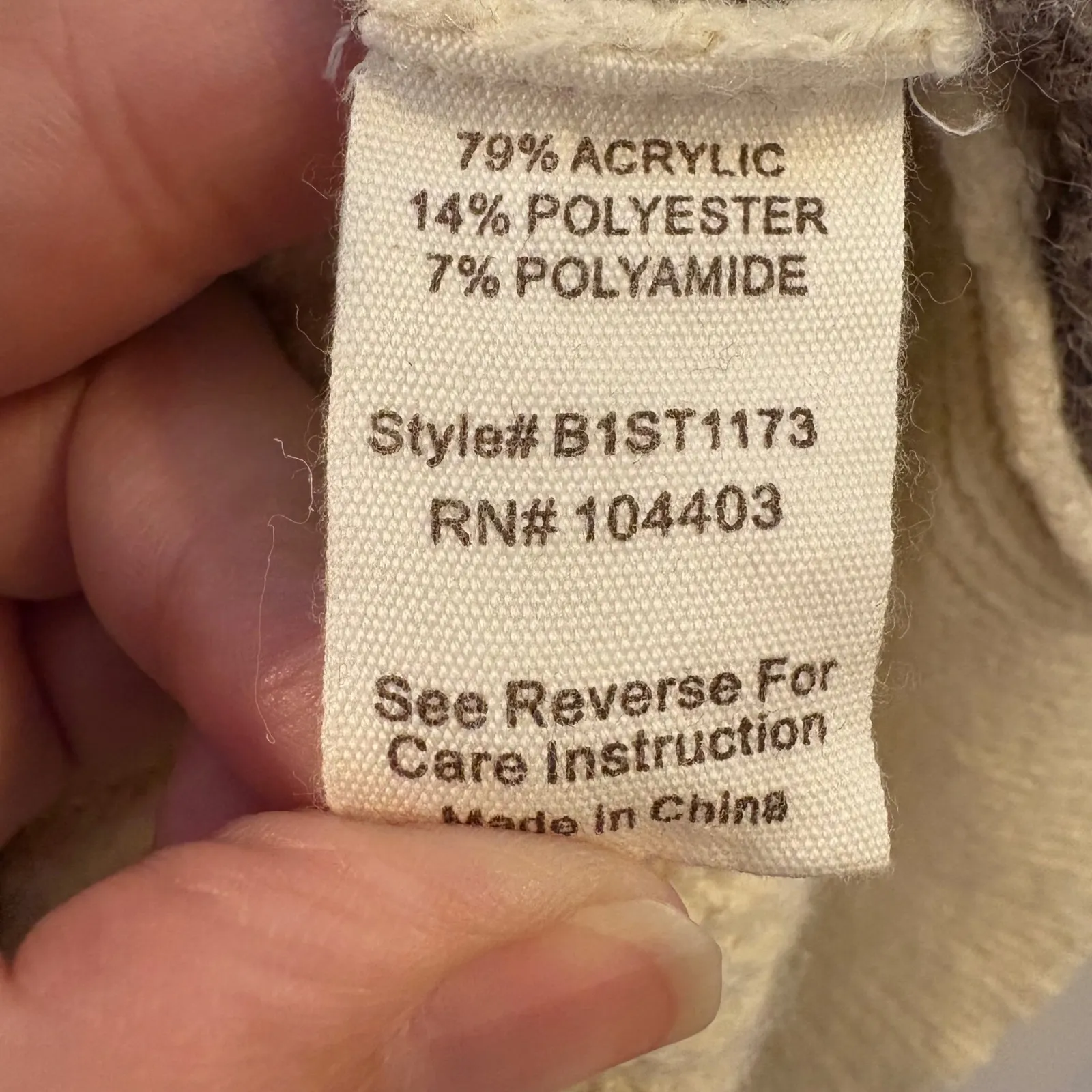 Altar'd State Color Block Turtleneck Sweater Cable Knit Size Medium - Image 5