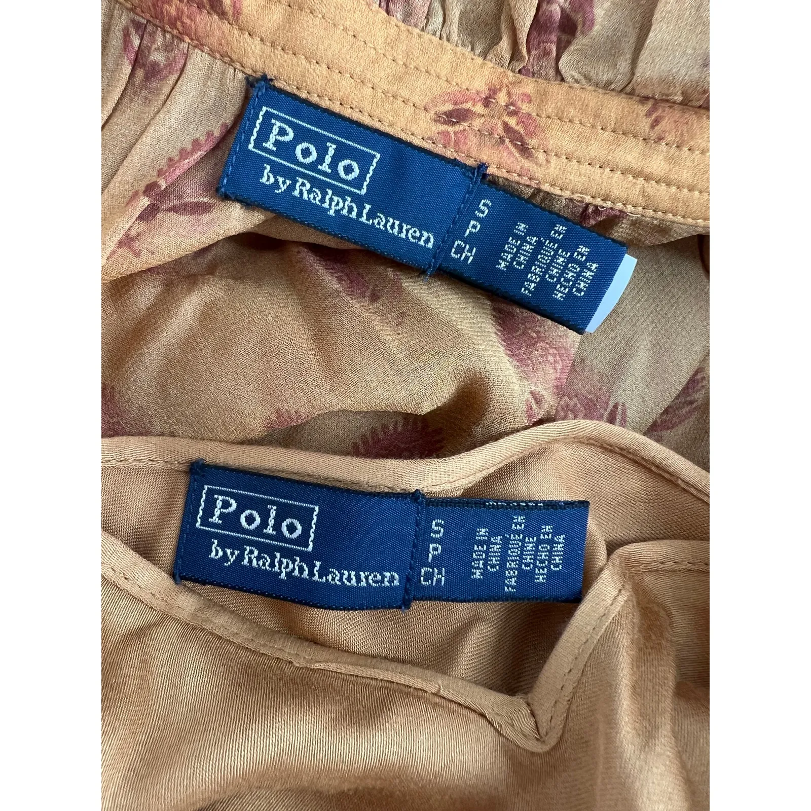 Polo Ralph Lauren Block Print Georgette Tie Neck Dress in Medallion Woodblock - Image 13