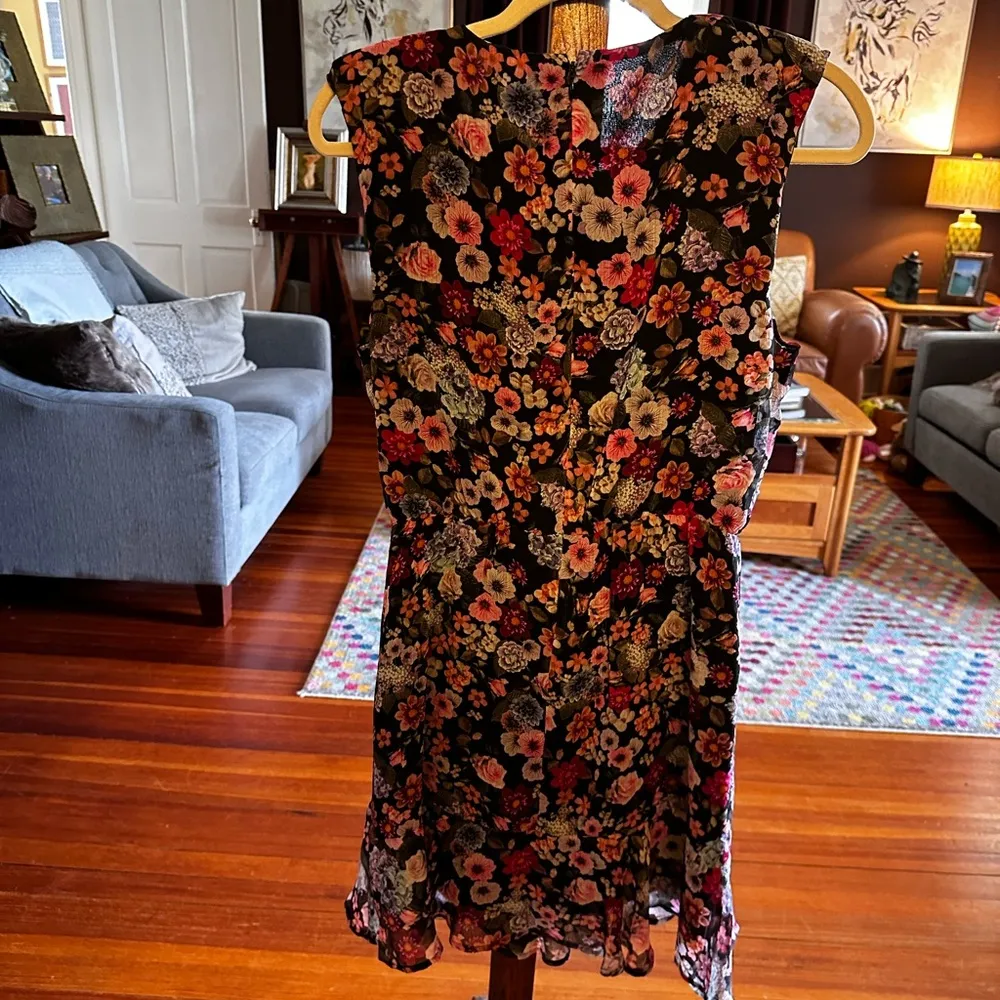 Floral Mini Dress sz M / 6 - Image 8