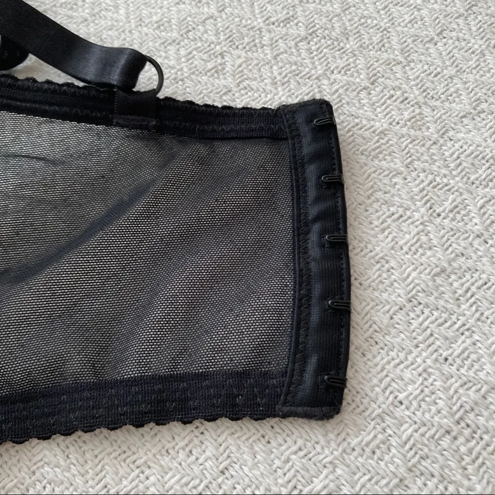 Bebe Adrianna Beaded Floral Bustier Corset Crop Top - Image 7